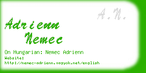 adrienn nemec business card